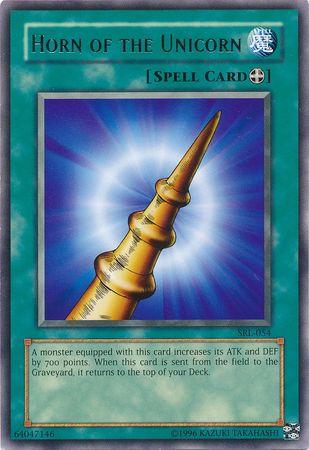 Horn of the Unicorn SRL-054 YuGiOh Spell Ruler