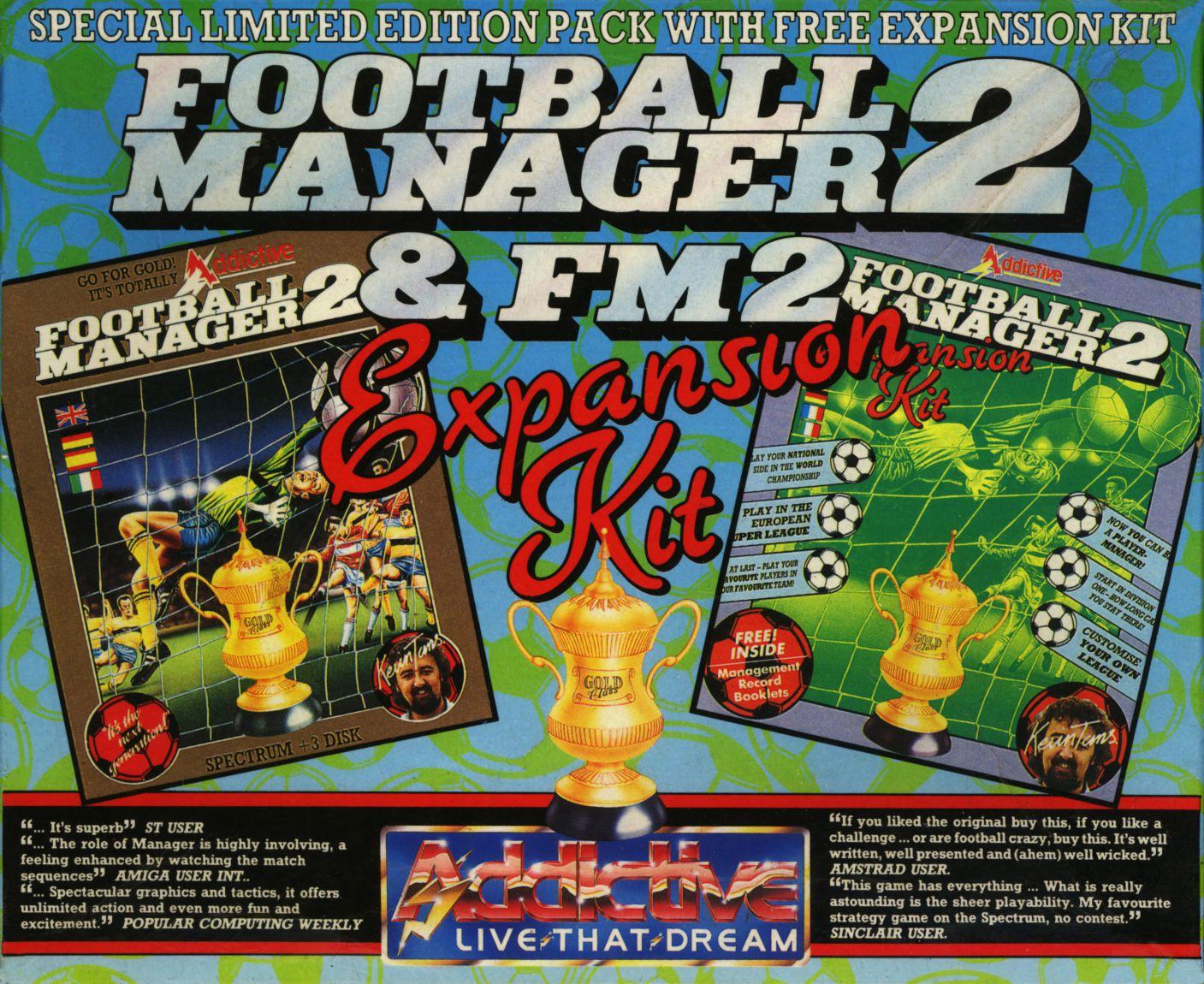 Football Manager 2 & FM2 Expansion Kit ZX Spectrum