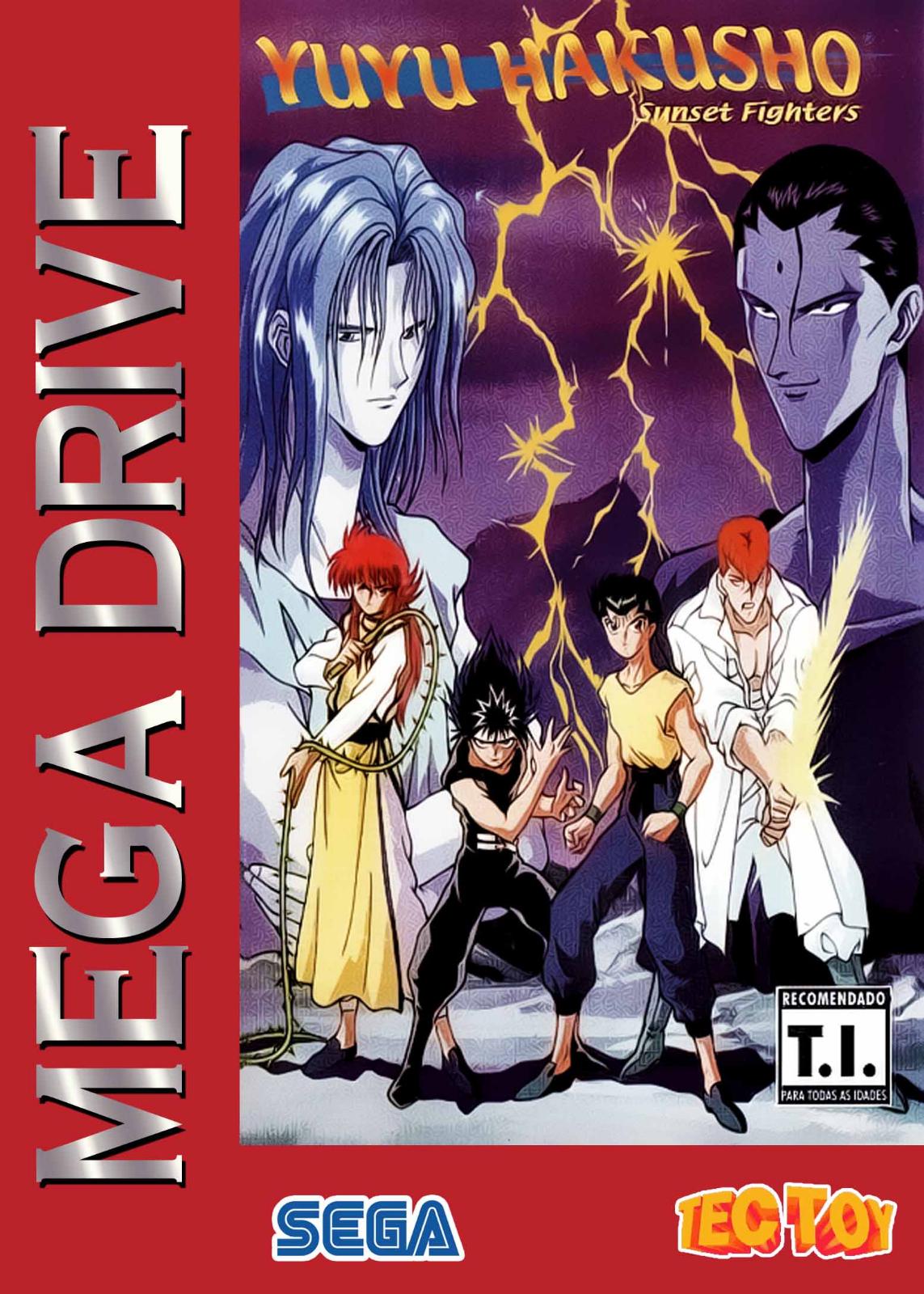 Yu Yu Hakusho: Sunset Fighters PAL Sega Mega Drive