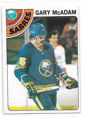 Gary McAdam #42 Hockey Cards 1978 Topps