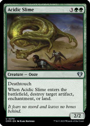 Acidic Slime #270 Magic Commander Masters