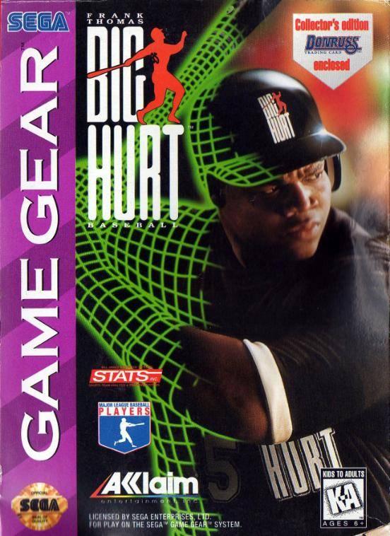 Frank Thomas Big Hurt Baseball Sega Game Gear