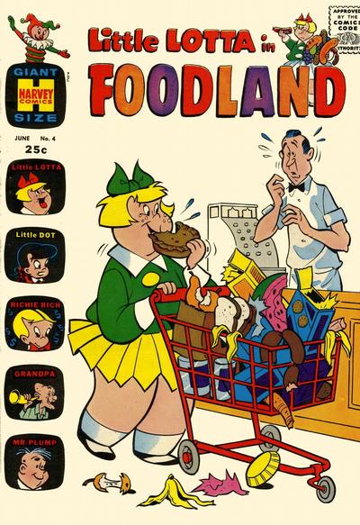 Little Lotta Foodland #4 (1964) Comic Books Little Lotta Foodland