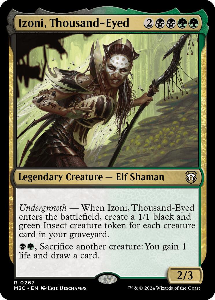 Izoni, Thousand-Eyed #267 Magic Modern Horizons 3 Commander