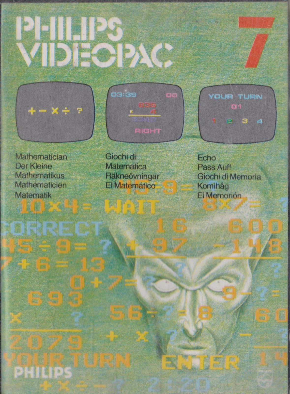 7. Mathematician PAL Videopac G7000