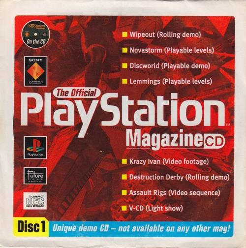 The Official PlayStation Magazine CD 1 PAL Playstation