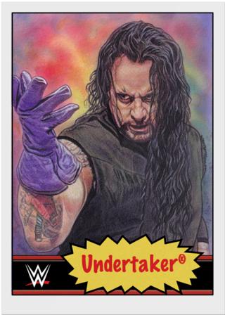 Undertaker #10 Wrestling Cards 2021 Topps Living WWE