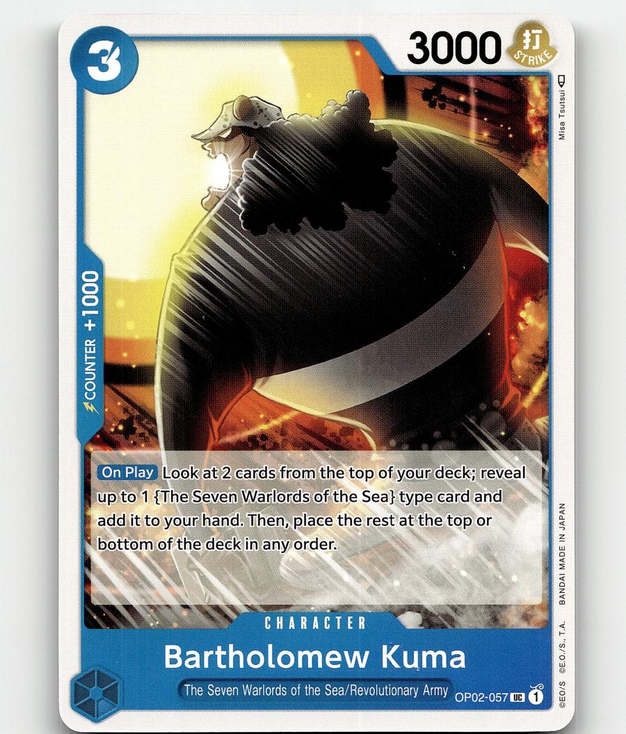 Bartholomew Kuma OP02-057 One Piece Paramount War