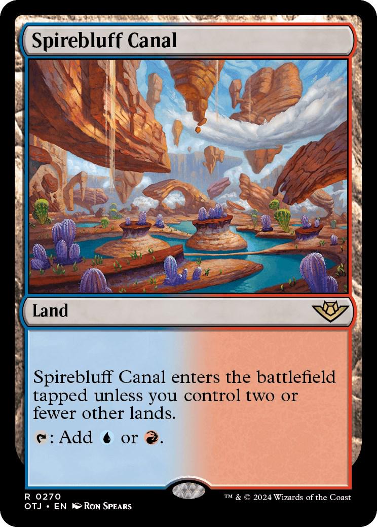 Spirebluff Canal #270 Magic Outlaws of Thunder Junction