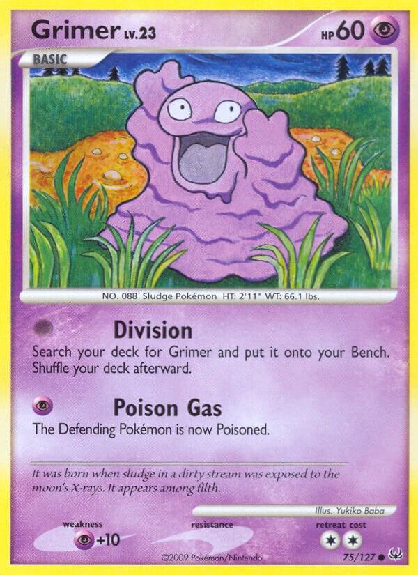 Grimer #75 Pokemon Platinum