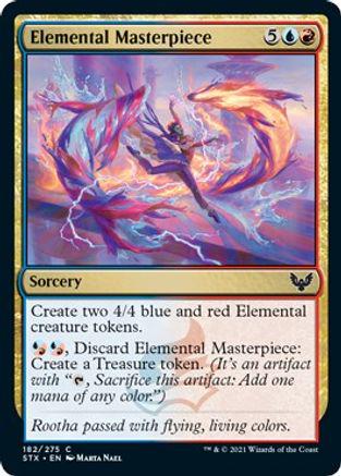 Elemental Masterpiece #182 Magic Strixhaven School of Mages