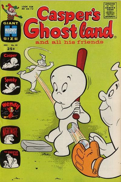 Casper's Ghostland #45 (1968) Comic Books Casper's Ghostland