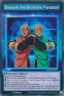 Beware the Paradox Brothers! SGX2-ENS09