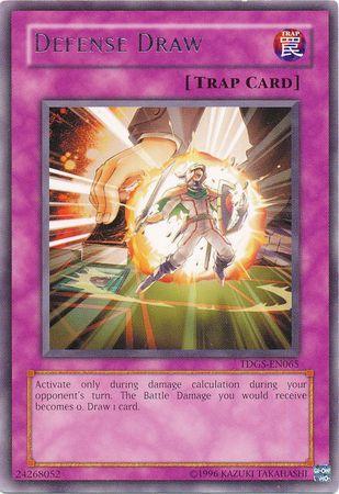 Defense Draw TDGS-EN065 YuGiOh The Duelist Genesis