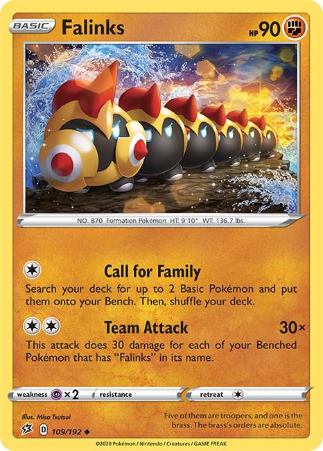 Falinks #109 Pokemon Rebel Clash