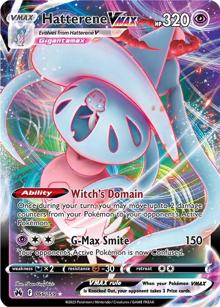 Hatterene VMAX #66 Pokemon Crown Zenith