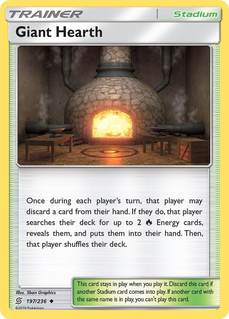 Giant Hearth #197 Pokemon Unified Minds
