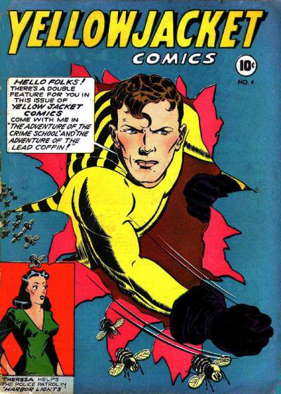 Yellowjacket Comics #4 (1944) Comic Books Yellowjacket Comics