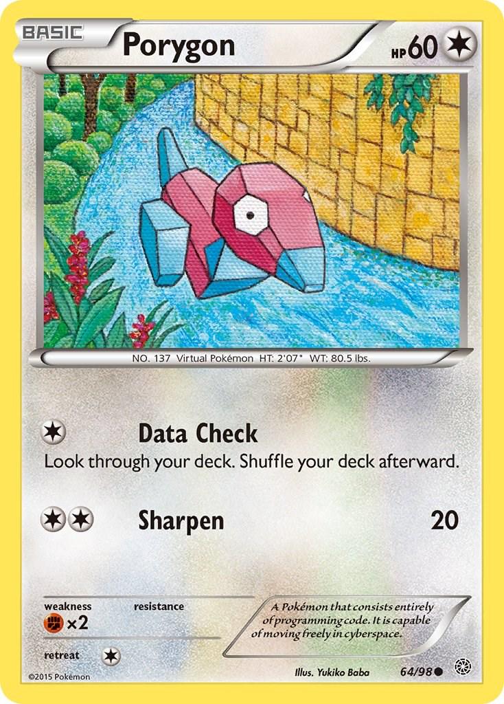 Porygon #64 Pokemon Ancient Origins