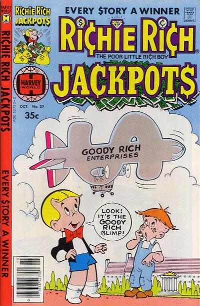 Richie Rich Jackpots #37 (1978) Comic Books Richie Rich Jackpots