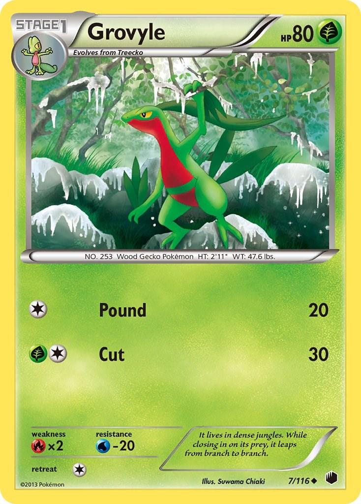 Grovyle #7 Pokemon Plasma Freeze