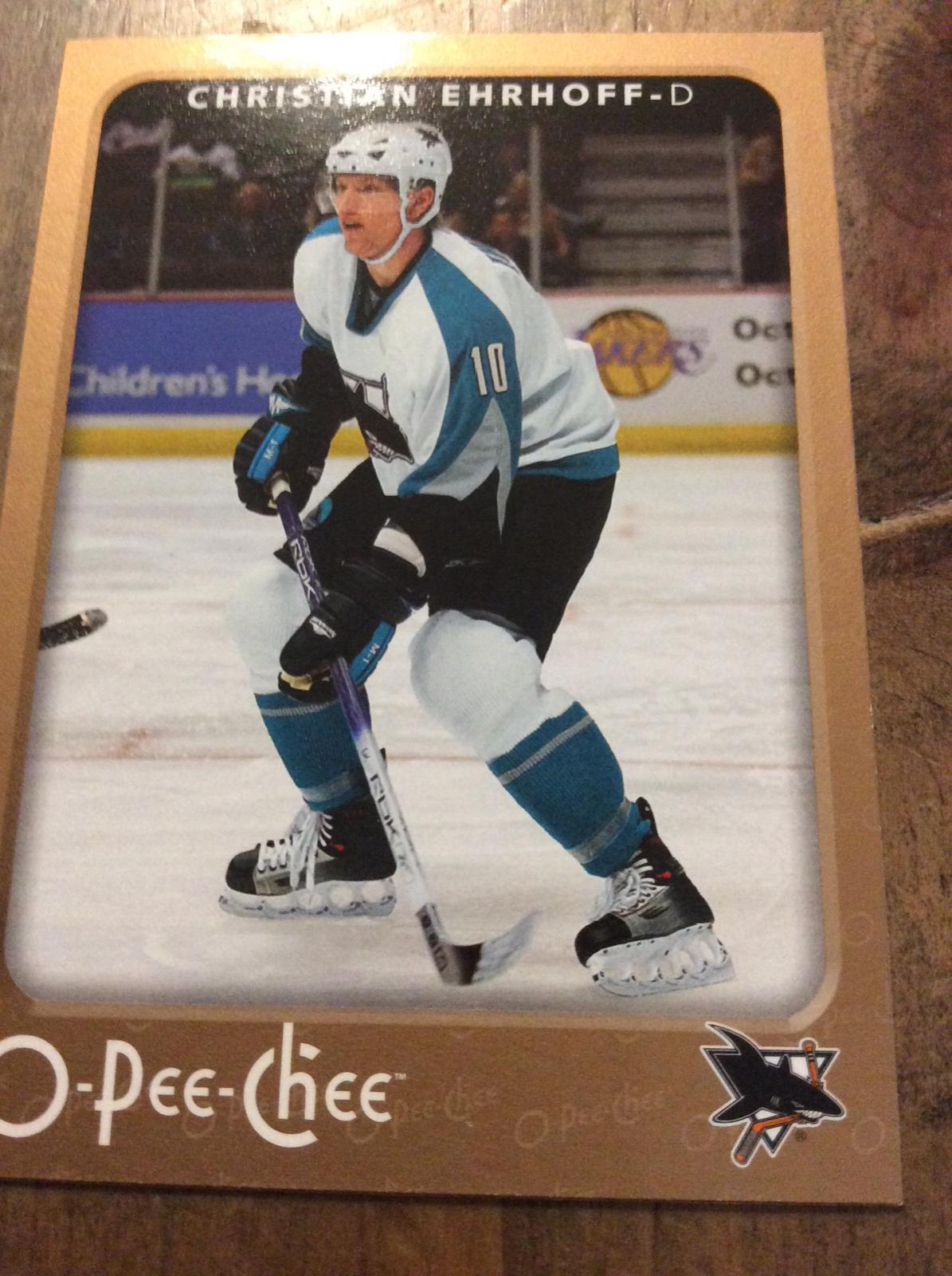 Christian Ehrhoff #410 Hockey Cards 2006 O Pee Chee