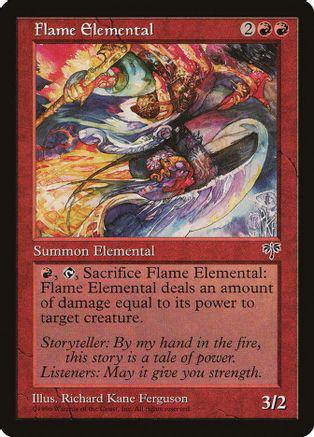 Flame Elemental Magic Mirage