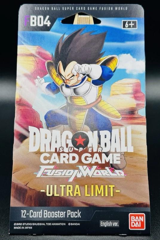 Sleeved Booster Pack: Vegeta Dragon Ball Fusion World Ultra Limit
