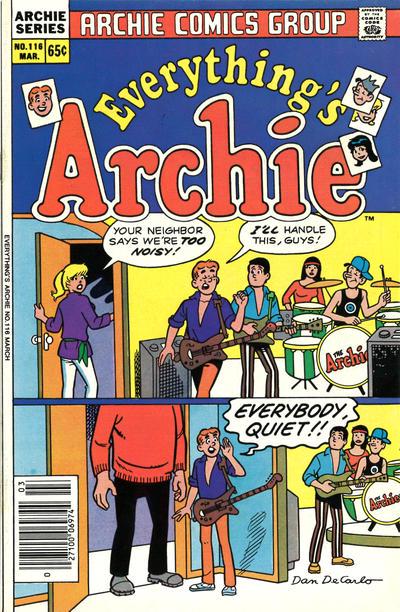 Everything's Archie #116 (1985) Comic Books Everything's Archie