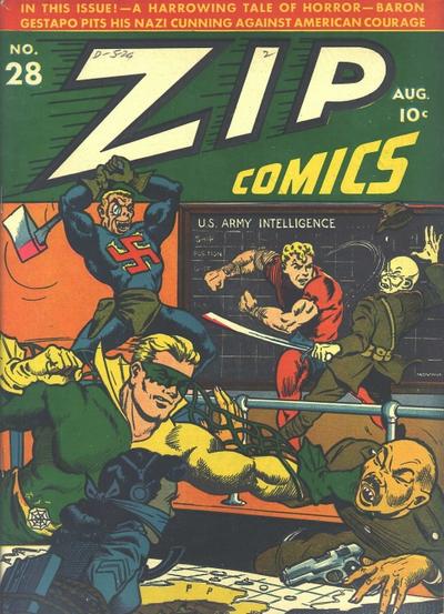 Zip Comics #28 (1942) Comic Books Zip Comics