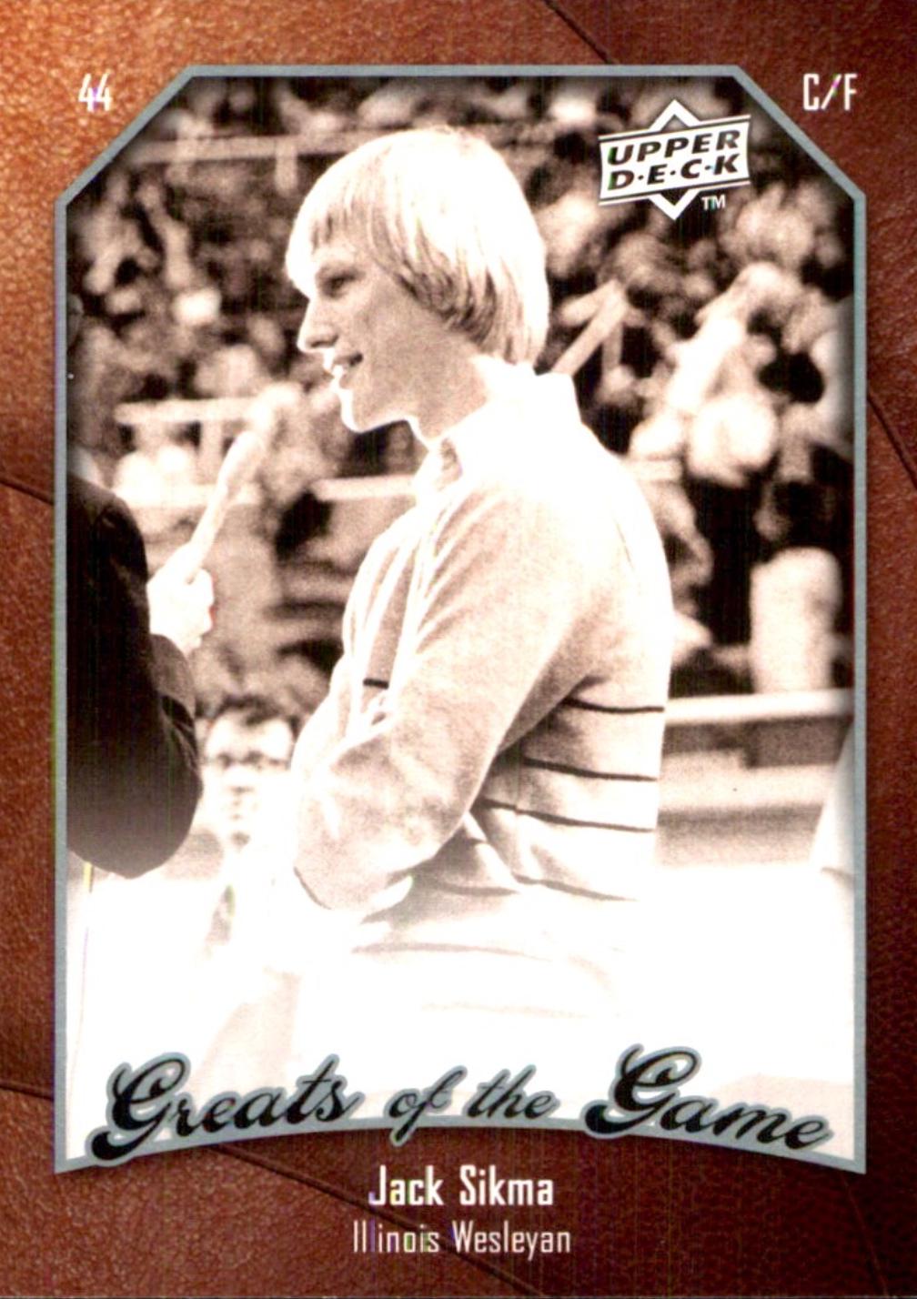Jack Sikma #27 2009 Upper Deck Greats Of The Game Basketball