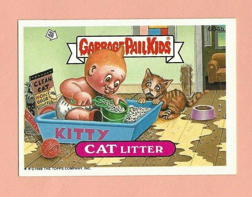 CAT Litter #604b 1988 Garbage Pail Kids