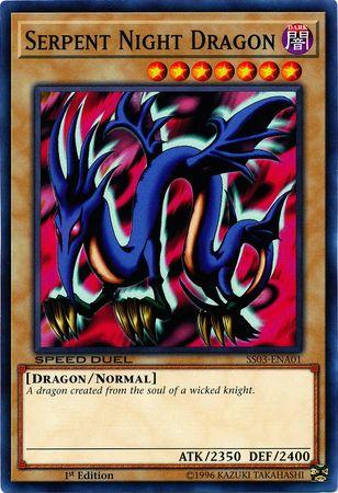 Serpent Night Dragon SS03-ENA01 YuGiOh Speed Duel Starter Decks: Ultimate Predators