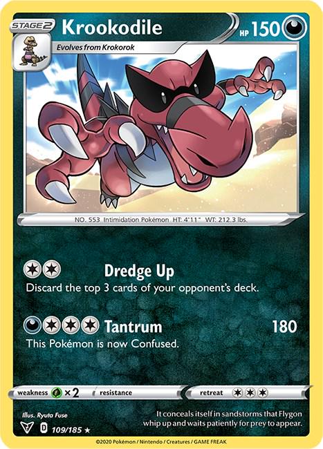 Krookodile #109 Pokemon Vivid Voltage