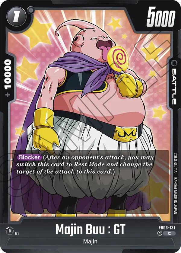 Majin Buu: GT FB03-131 Dragon Ball Fusion World Raging Roar