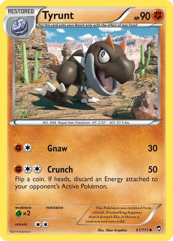 Tyrunt #61 Pokemon Furious Fists