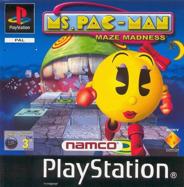 Ms. Pac-Man Maze Madness PAL Playstation