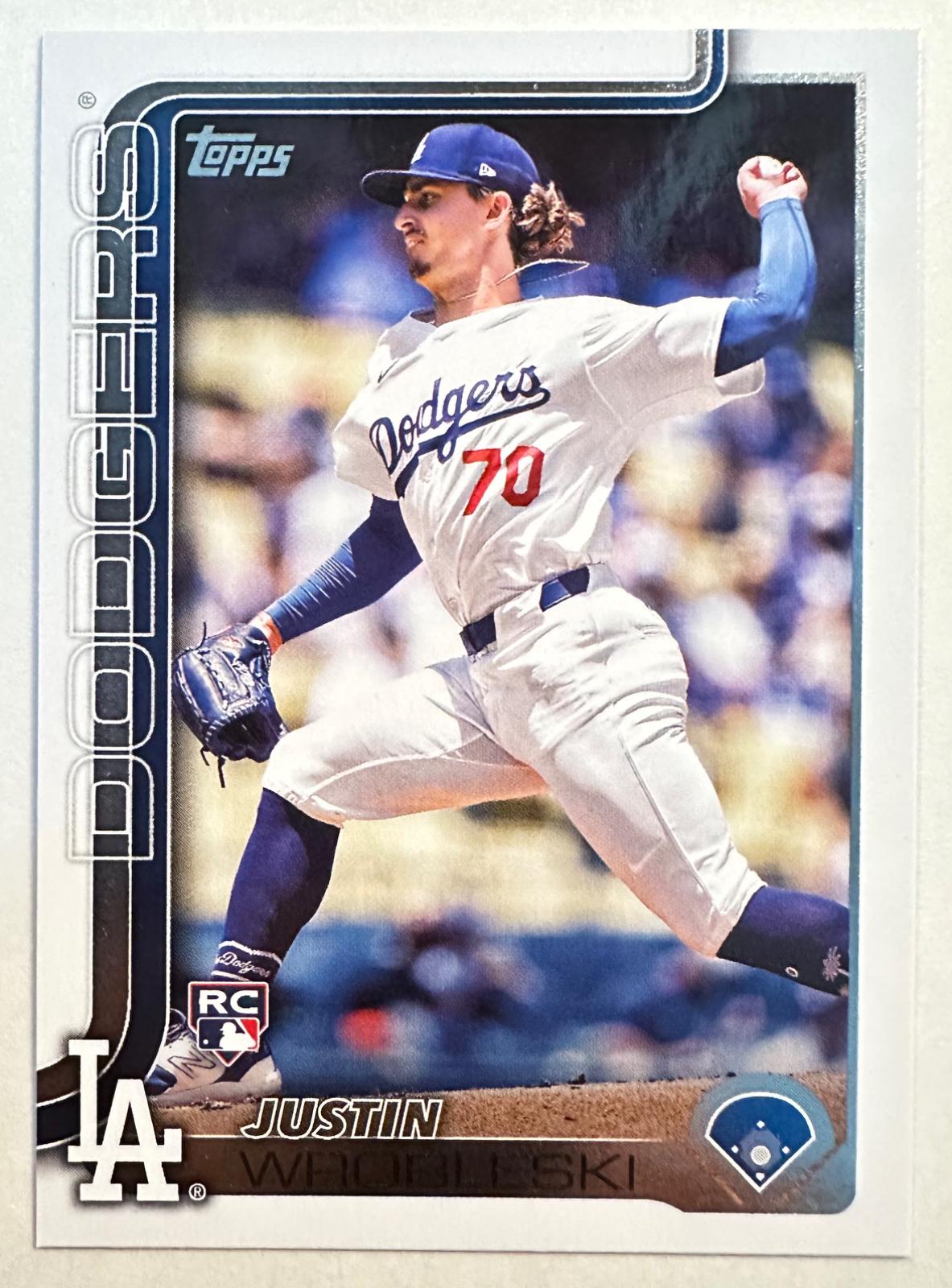 Justin Wrobleski #204 Baseball Cards 2025 Topps