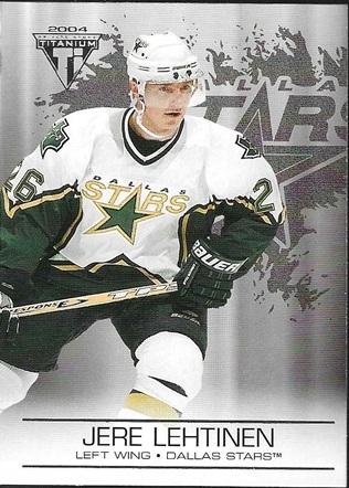 Jere Lehtinen #34 2003 Pacific Private Stock Titanium Hockey