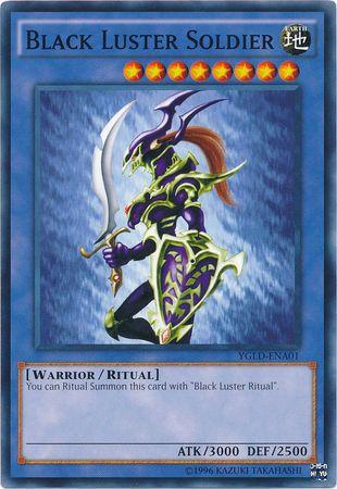 Black Luster Soldier YGLD-ENA01 YuGiOh Yugi's Legendary Decks