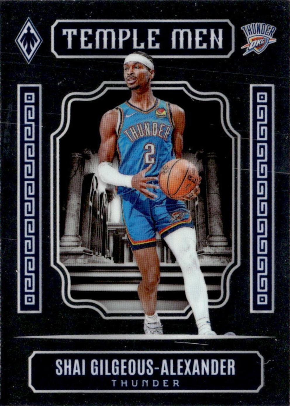 Shai Gilgeous-Alexander #22 Basketball Cards 2023 Panini Phoenix Temple Men
