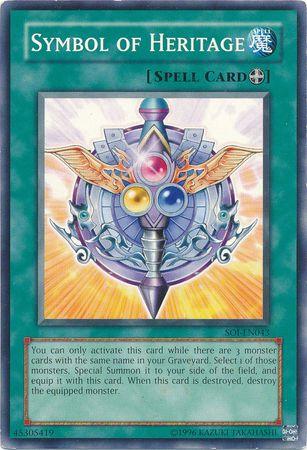 Symbol of Heritage SOI-EN043 YuGiOh Shadow of Infinity