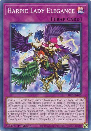 Harpie Lady Elegance LDS2-EN089 YuGiOh Legendary Duelists: Season 2