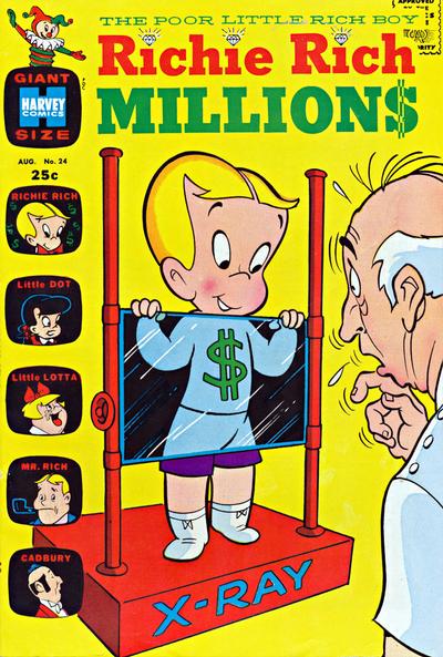 Richie Rich Millions #24 (1967) Comic Books Richie Rich Millions