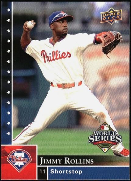 Jimmy Rollins #PP-1 2008 Upper Deck Philadelphia Phillies World Series Champions Baseball