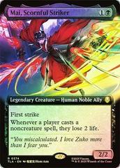 Mai, Scornful Striker [Extended Art Foil] #374