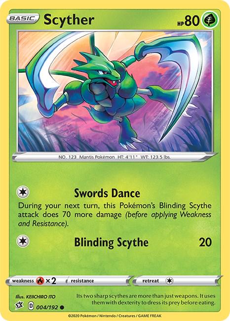Scyther #4 Pokemon Rebel Clash