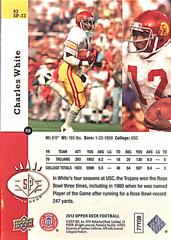 Back | Charles White Football Cards 2012 Upper Deck 1993 SP Inserts