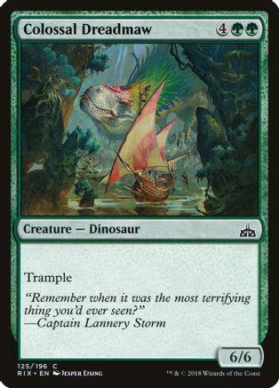 Colossal Dreadmaw #125 Magic Rivals of Ixalan