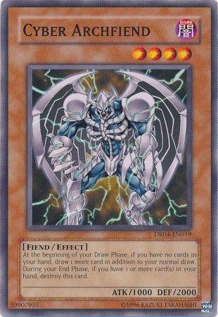 Cyber Archfiend DR04-EN019 YuGiOh Dark Revelation Volume 4